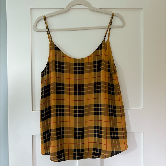 Aritzia Babaton Everly Camisole Plaid Sz M - Picture 3 of 5